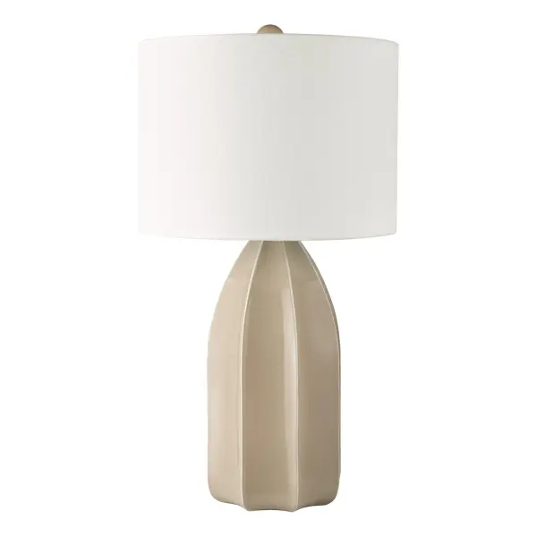 Saundra Taupe Table Lamp C/W Shade
