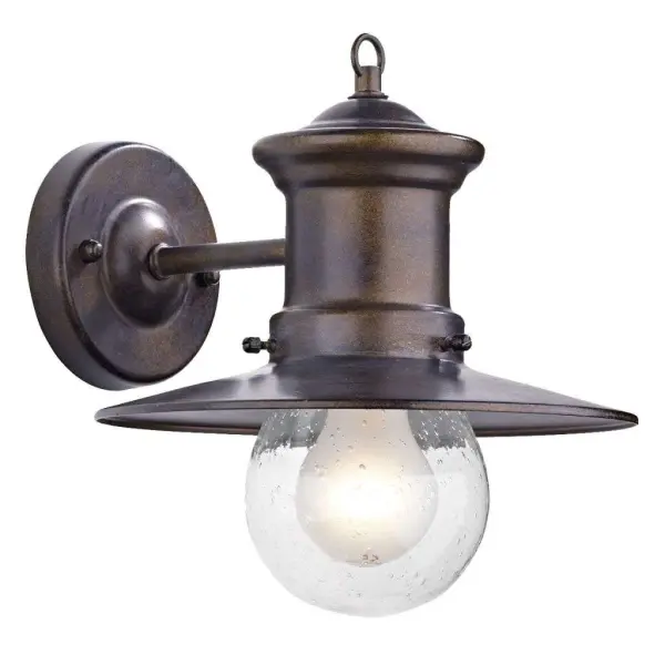 Sedgewick 1 Light Lantern Bronze Down Facing IP44