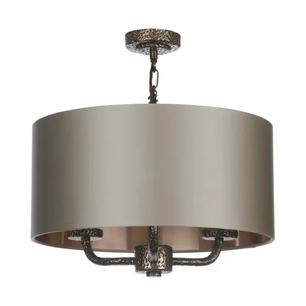 Sloane 3 Light Bespoke Pendant C/W Drum Shade