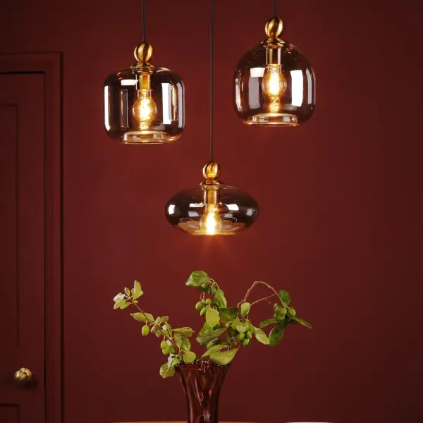 Single Satin Brass Suspension