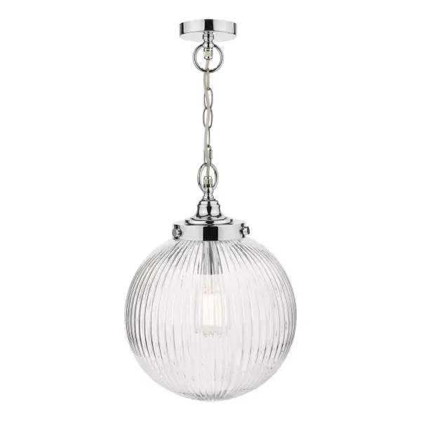 Tamara IP44 Polished Chrome Pendant