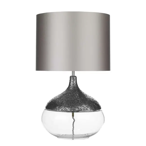 David Hunt Lighting TEA4367 Teardrop Table Lamp in Pewter ...