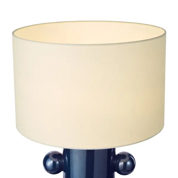Tisha Blue Table Lamp C/W Shade