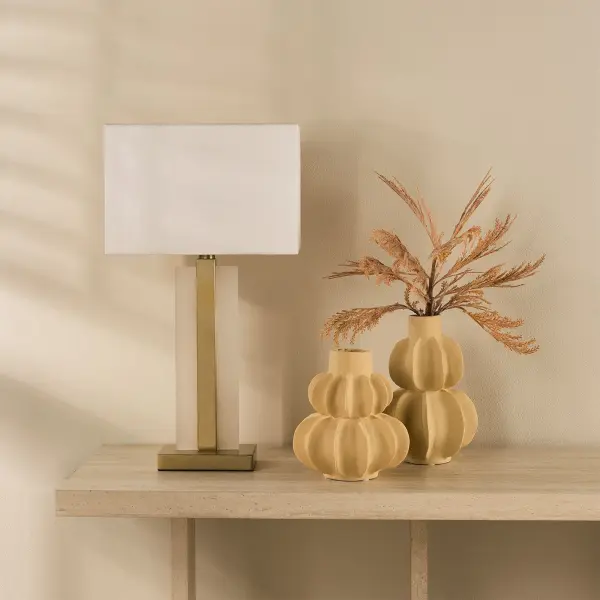 Tokori Gold Table Lamp C/W Shade