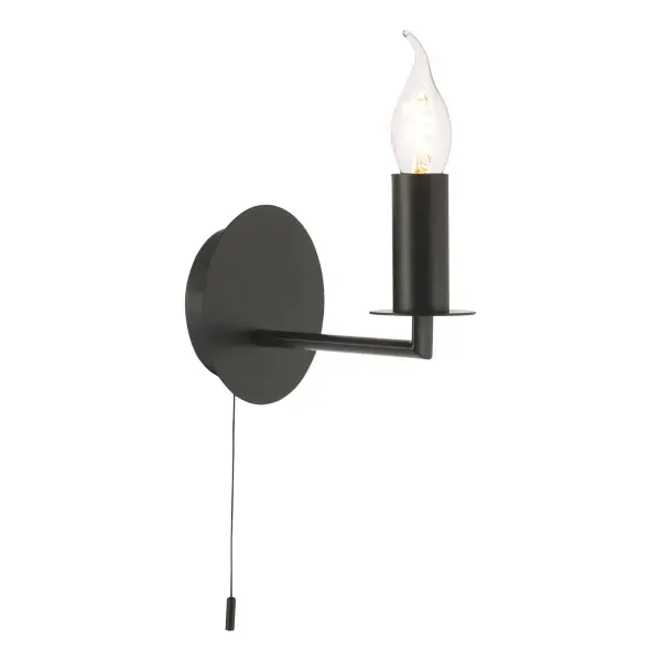 Tyler Matt Balck Wall Light