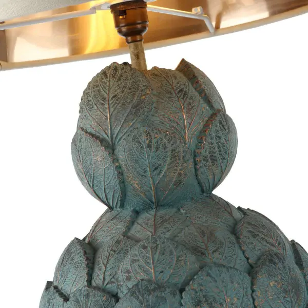 Umbra Leaf Table Lamp Verdigris