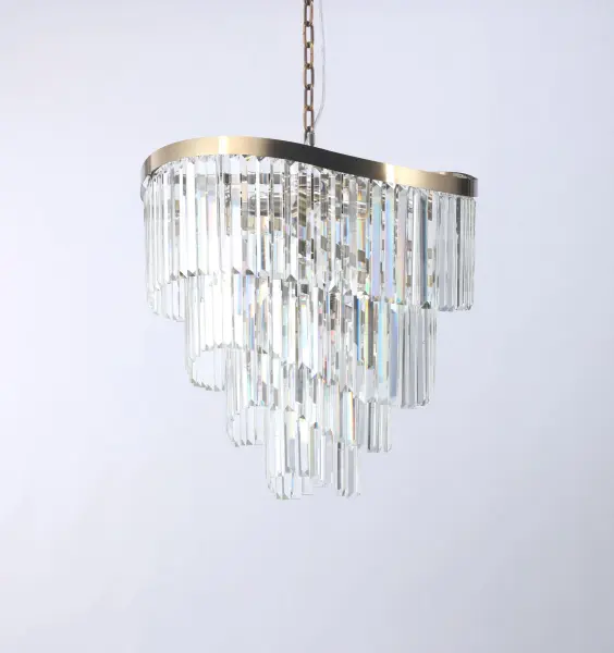Waverly 12 Light Satin Brass Chandelier