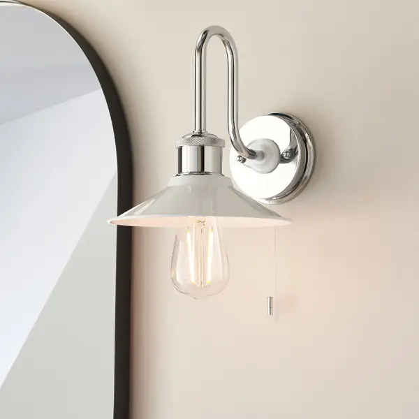 The Anglers Wall Light in Chrome