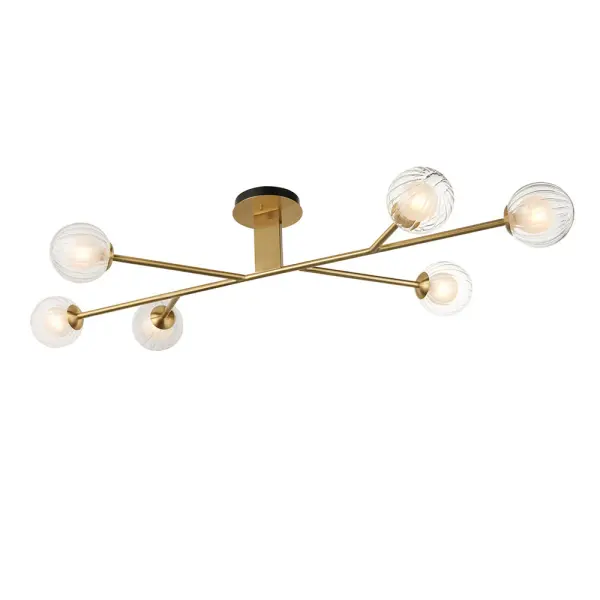 March 6 Light Satin Brass Fitting