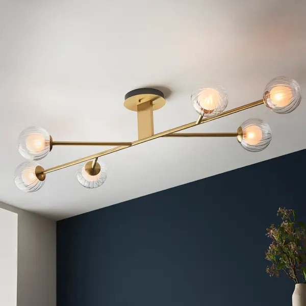 March 6 Light Satin Brass Fitting