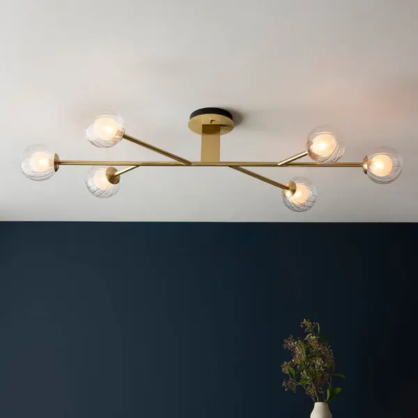 March 6 Light Satin Brass Fitting