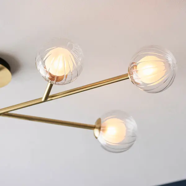 March 6 Light Satin Brass Fitting