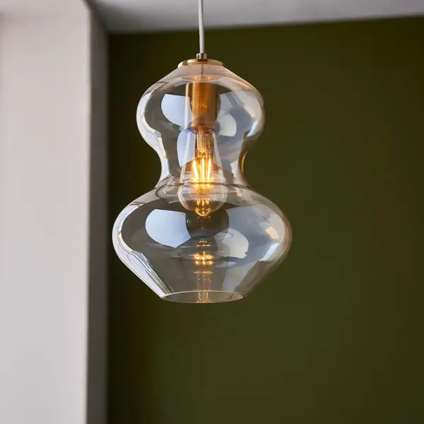 Kelda Shaped Champagne Glass Pendant