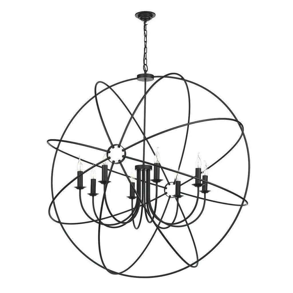Orb Bespoke 8 Light 1200mm Pendant (Choose your Colour)