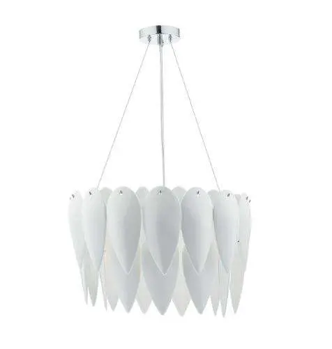 Phillipa 3 Light Pendant White Ceramic