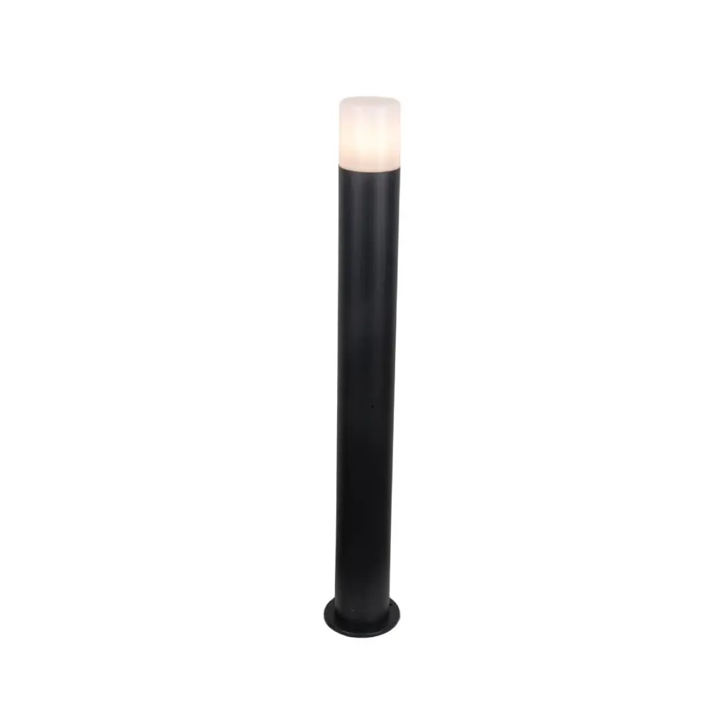 Piper 800mm Bollard in Black
