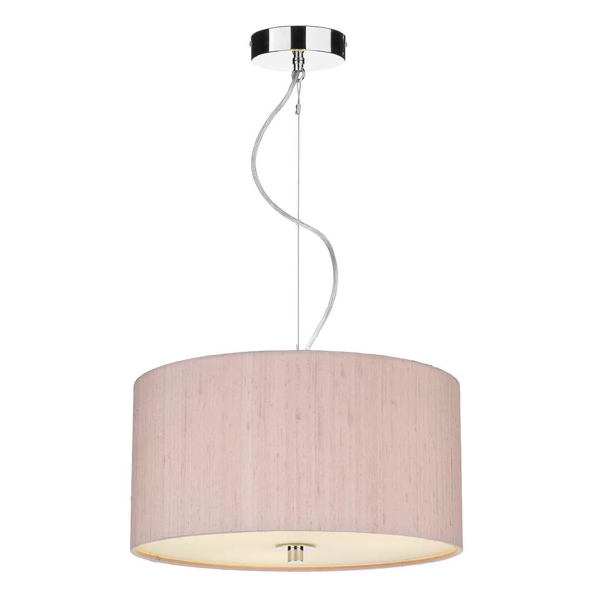 Renoir 40CM 3 Light Pendant Complete with Bespoke Silk Shade