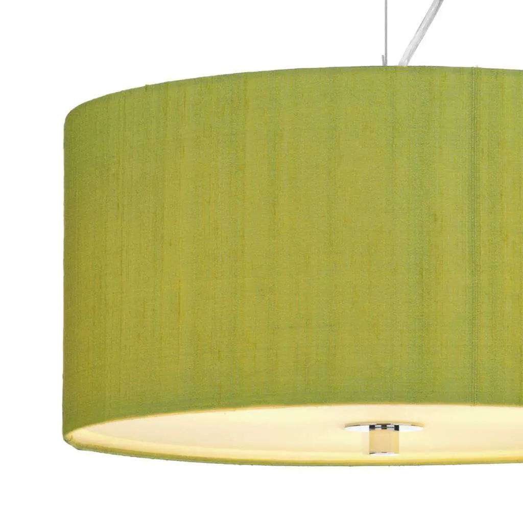 Renoir 40CM 3 Light Pendant Complete with Bespoke Silk Shade