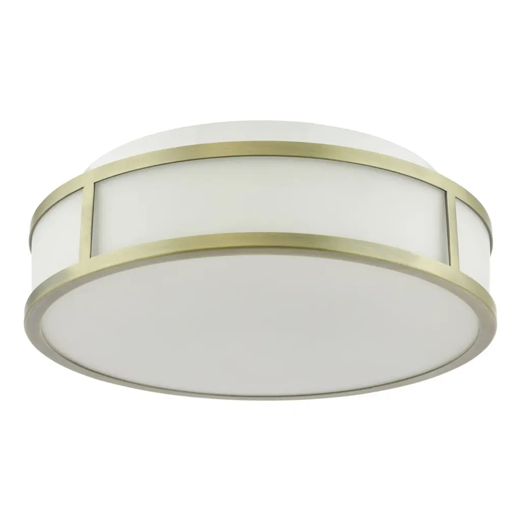 Royce Antique Brass Flush Fitting IP44
