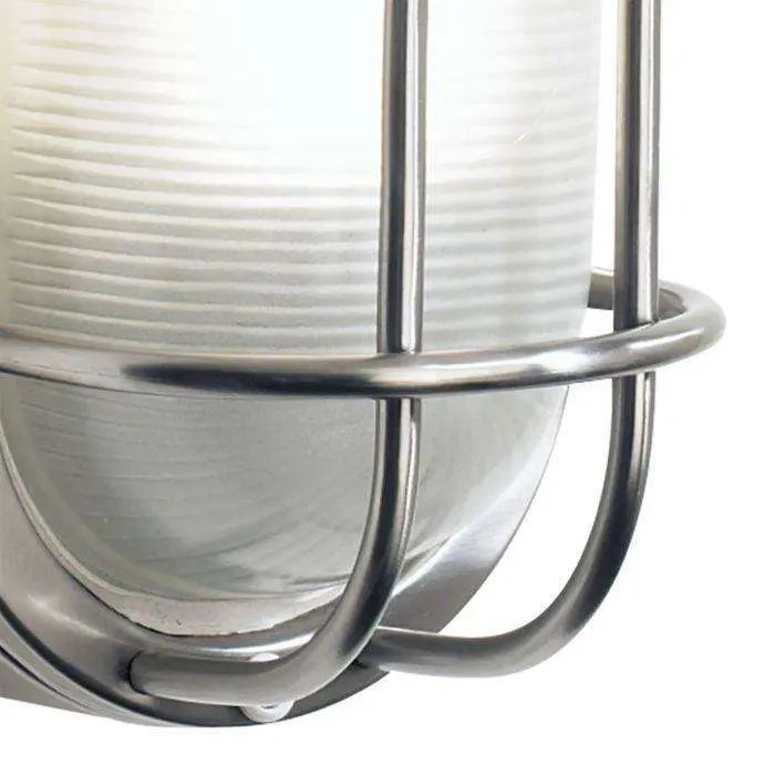 Salcombe Small Oval Steel Wall Light IP44