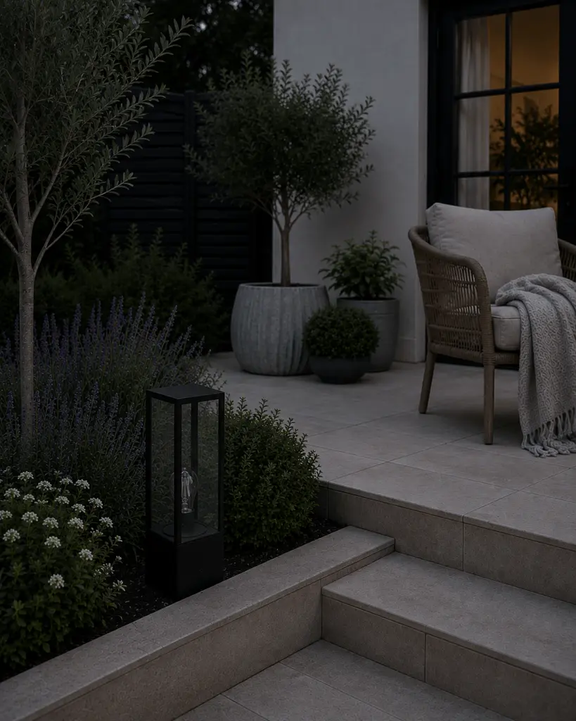 Parker 400mm Bollard in Black Finish
