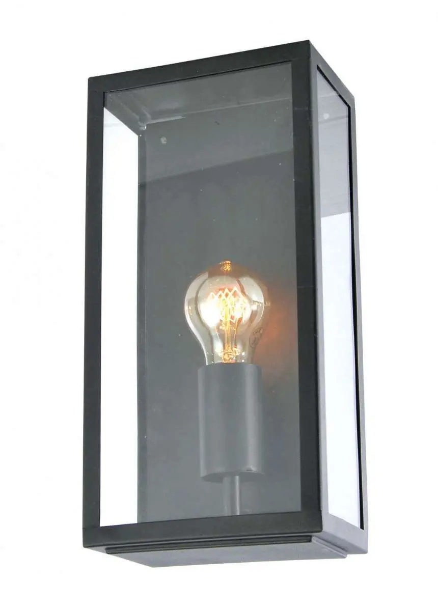 Minerva Black Box Lantern IP44
