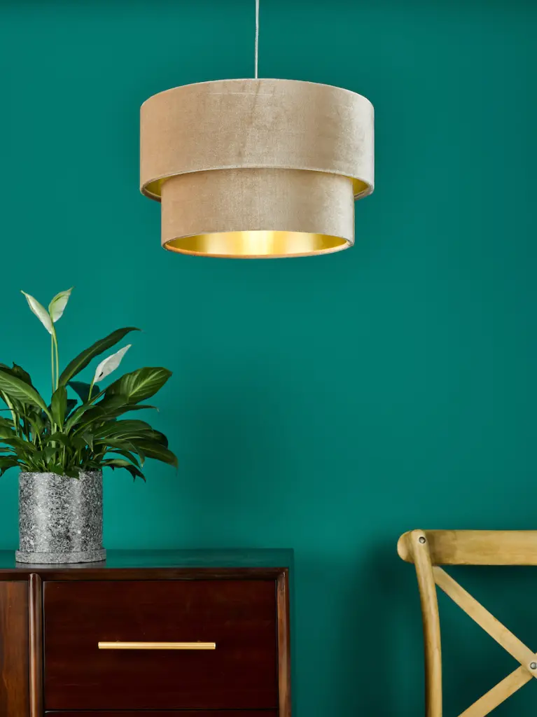 Suvan Easy Fit Taupe Shade with Gold Lining