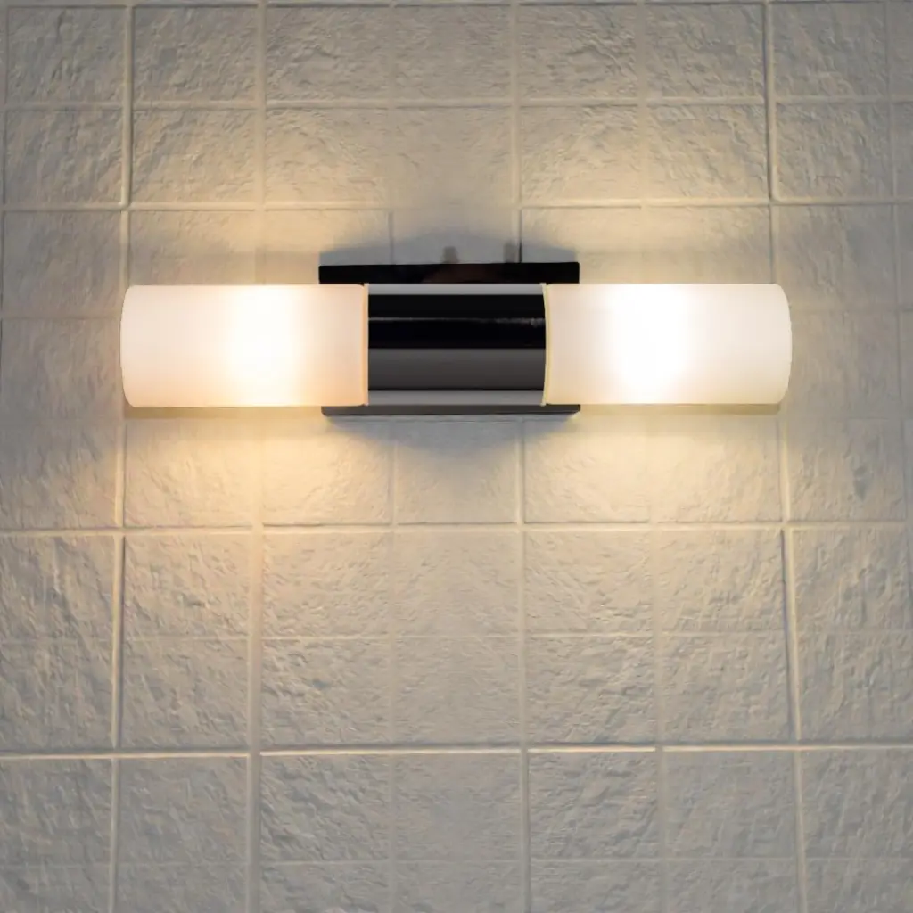 Talia 2 Light Polished Chrome Wall Fitting