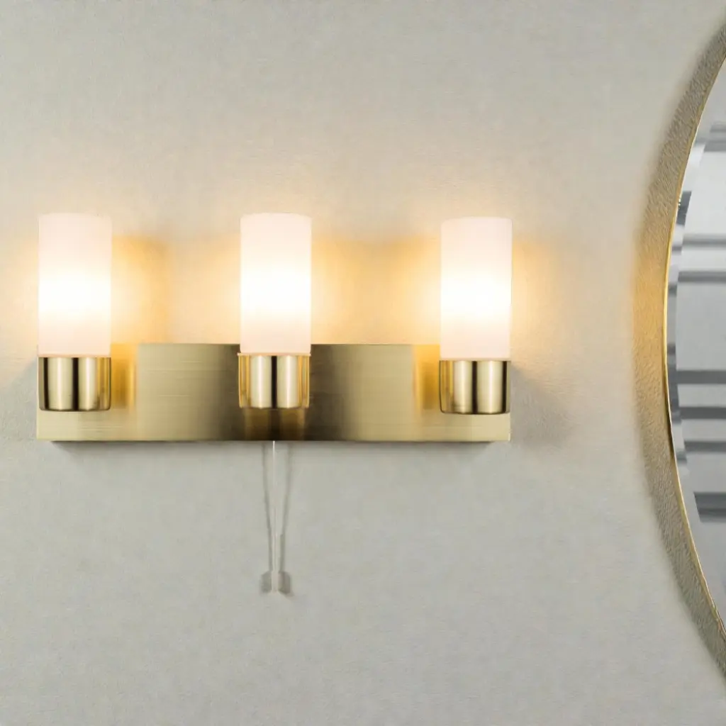 Talia 3 Light Satin Brass Wall Fitting
