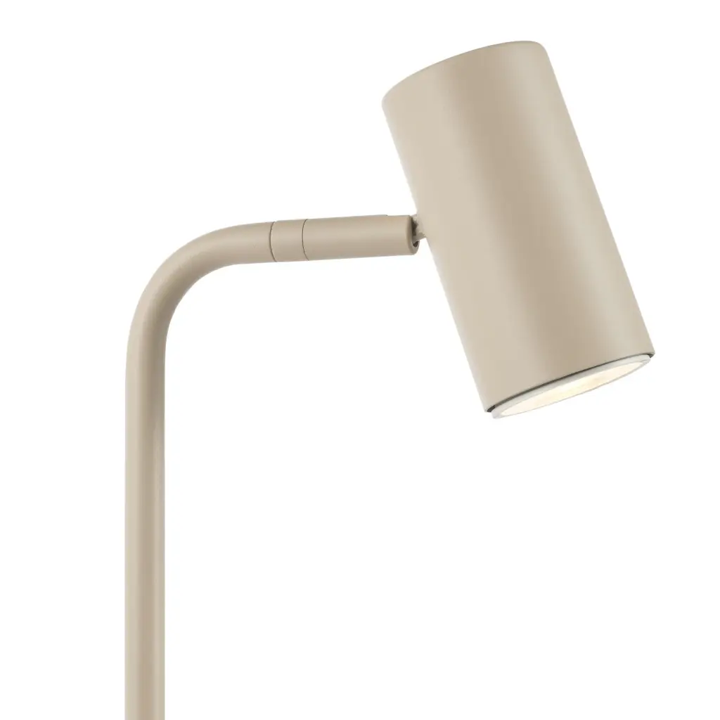 Thierry Matt Taupe Desk Lamp