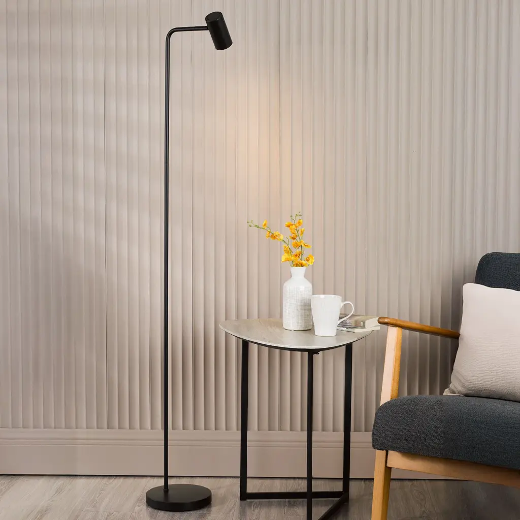 Thierry Matt Black Floor  Lamp