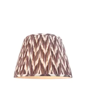 Zigzag 400mm Pearl Grey Tapered Shade