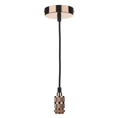 1 Light E27 Decorative Copper Suspension - use w/ Easy Fit Pendants