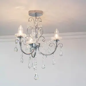 Tabitha 3 Light Semi Flush IP44 Tabitha 3 Light Semi Flush IP44