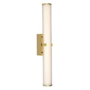 Clamp Large Gold Bathroom Wall Light H630mm