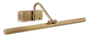 Rechargeable Antique Brass Picture Light