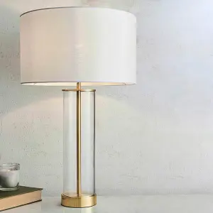 Lessina Brushed Satin Gold Touch Table Lamp