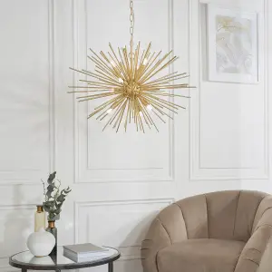 Orta 9 Light Pendant in Gold Orta 9 Light Pendant in Gold