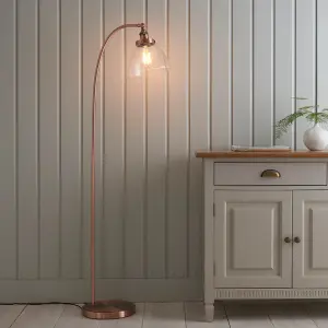 Hansen Floor Aged Copper Finish
