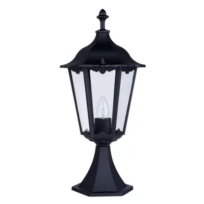 Alex Outdoor Post Lamp Small 1 Light Black Ht55