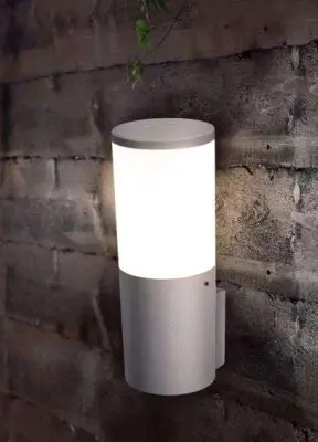 Amelia Grey Opal LED 6W Bollard Wall Light
