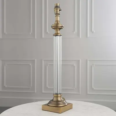 Avebury Antique Brass Table Lamp Base Only