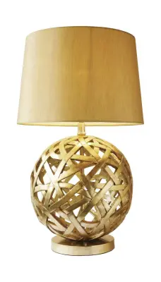 Balthazer Antique Gold Table Lamp With Shade