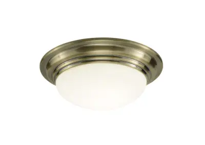 Barclay Small Antique Brass Flush Fitting