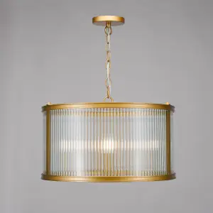 Bianka 3 Light Pendant in Bronze Finish