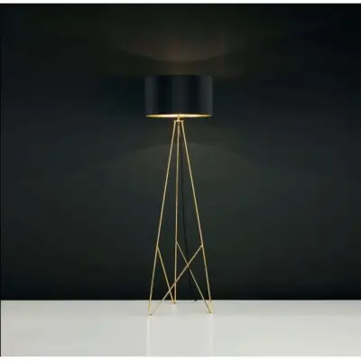 Camporale 1 Light Floor Lamp Gold