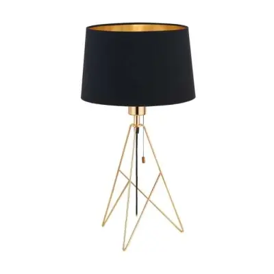Camporale 1 Light Table Lamp Gold