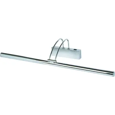 CHROME PICTURE LIGHT WITH ADJUSTABLE HEAD
