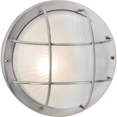 Court Single Outdoor Wall/Ceiling Light Stainless Steel