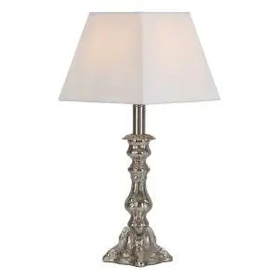 Dagny Table Lamp Polished Nickel Base Only